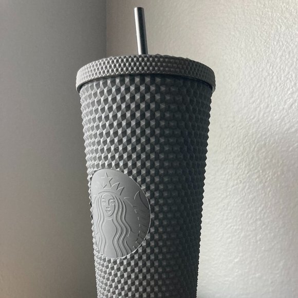 Starbucks Matte Black studded tumbler & Matte Lilac Tumbler Starbucks Studded Matte Black/Lilac Tumbler